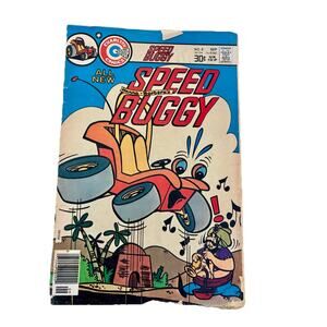Speed Buggy #8 Comic 1976 Charlton Hanna Barbera Cartoon Tinker Mark Debbie